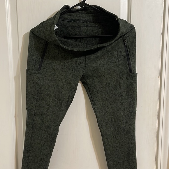 Alpine olive green hiking tights - Picture 5 of 8